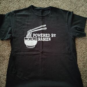 Black 'Powered by Ramen' T-Shirt